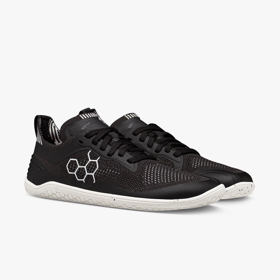 Obsidian Geo Racer Knit Mens Vivobarefoot