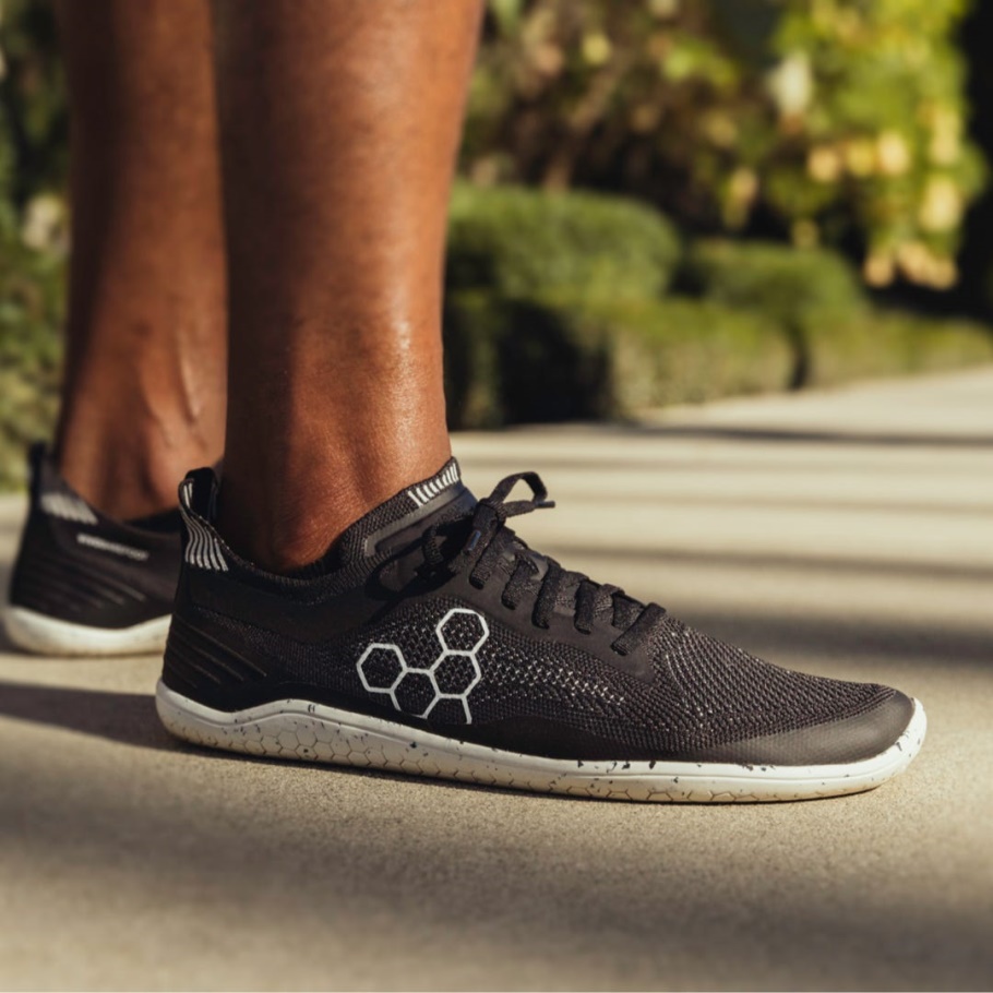 Obsidian Geo Racer Knit Mens Vivobarefoot