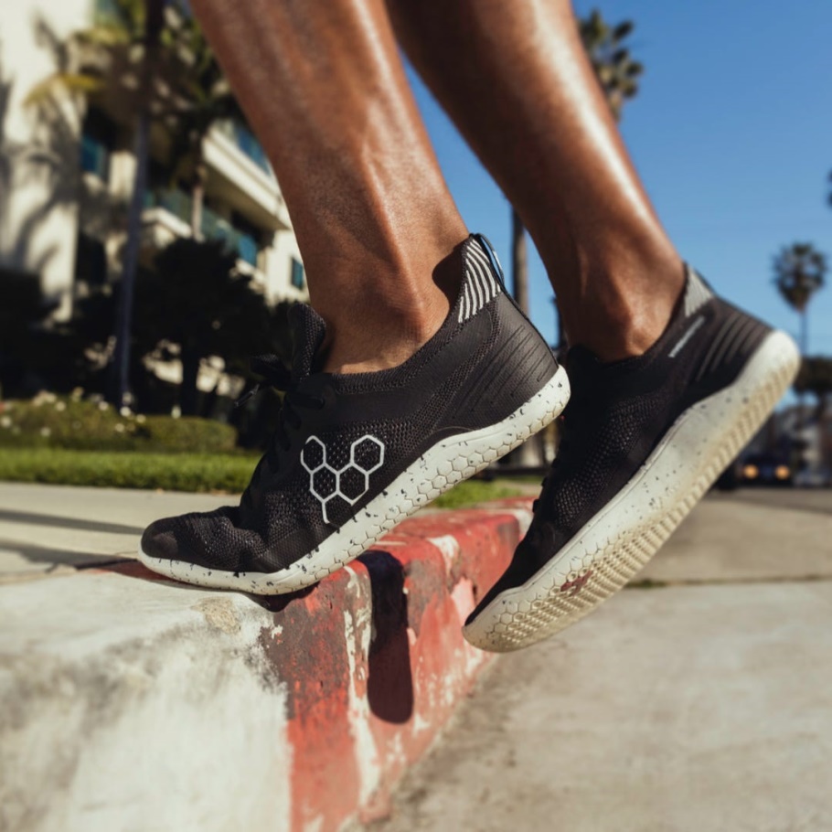 Obsidian Geo Racer Knit Mens Vivobarefoot